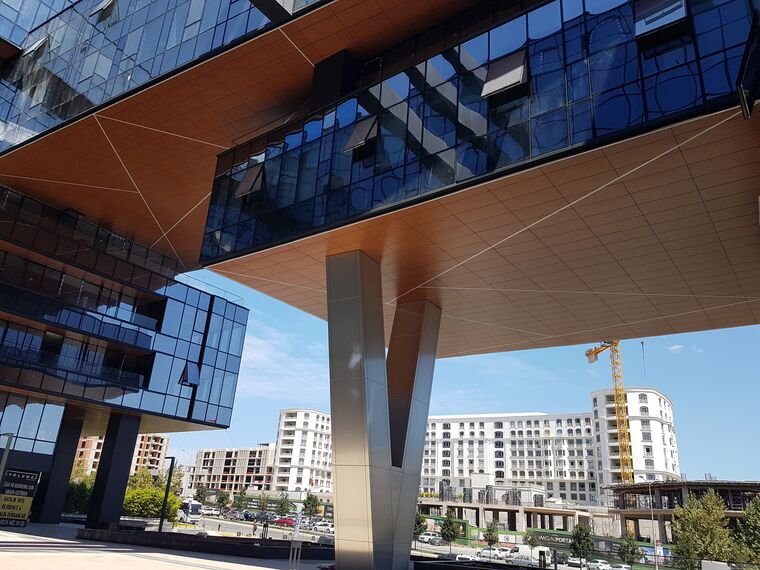 ConceptSystem 68 Windows and CW 50-SC Façades - Office building Volume Kurtköy located in Istanbul, Turkey