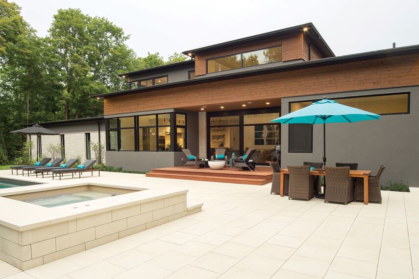 ConceptWall 50 Façades and ConceptSystem 77 Windows - Forest View Residence located inCanada