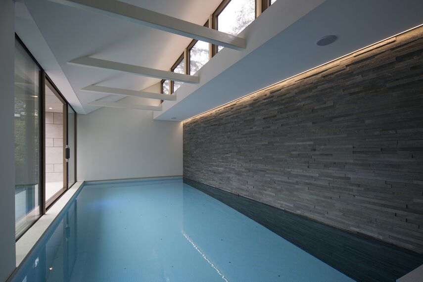 BriseSoleil 40 Solar Shading, HiFinity Sliding & Folding and CS 86-HI (c) Cancelled Systems - Swimming pool Poolhouse Bergen located in Bergen, The Netherlands