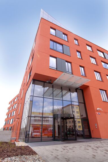 ConceptWall 50 Façades and CW 50-FP Façades - East Building located in Poznań, Czech Republic