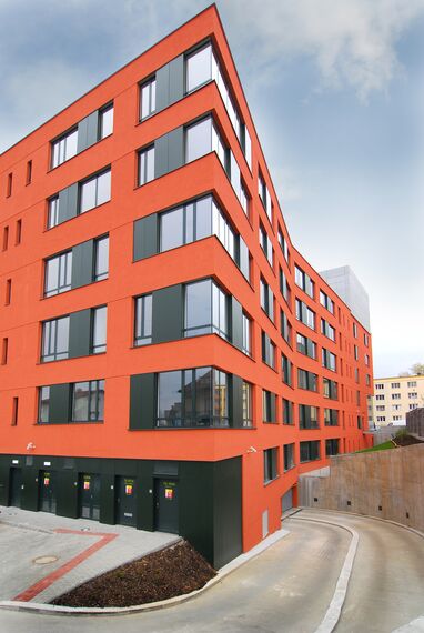 ConceptWall 50 Façades and CW 50-FP Façades - East Building located in Poznań, Czech Republic