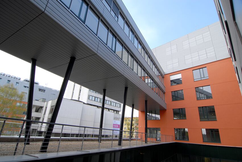 ConceptWall 50 Façades and CW 50-FP Façades - East Building located in Poznań, Czech Republic