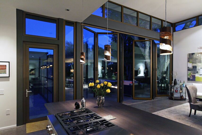 ConceptSystem 68 Windows, ConceptFolding 77 Sliding & Folding and ConceptSystem 68 Doors - Modern Prairie House located in Sonoma Wine Country, United States of America