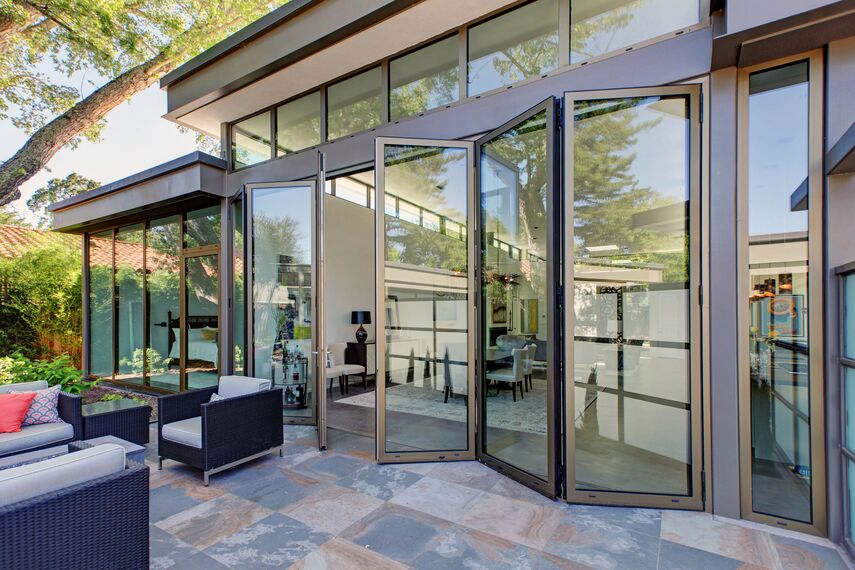 ConceptSystem 68 Windows, ConceptFolding 77 Sliding & Folding and ConceptSystem 68 Doors - Modern Prairie House located in Sonoma Wine Country, United States of America