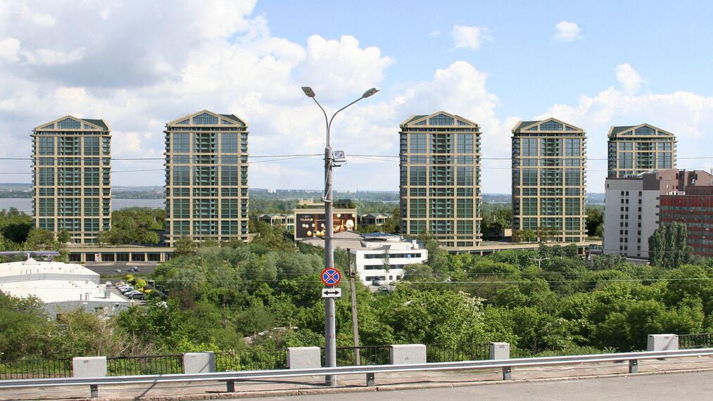 MasterLine 8 HI Windows and CW 50-HI Façades - Bartolomeo Resort Town located in Dnipropetrovsk, Ukraine