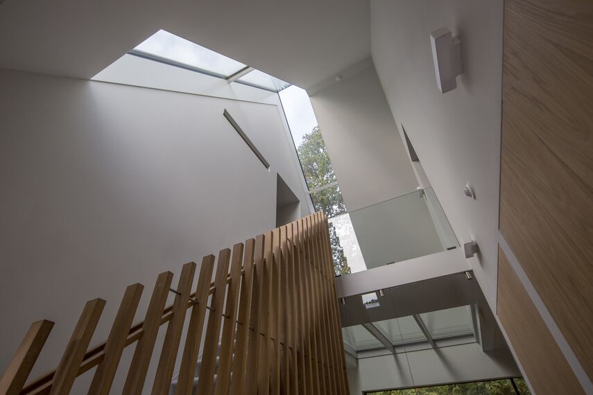 CS 86-HI (c) Cancelled Systems, ConceptWall 50 Façades and HiFinity Sliding & Folding - Forest villa Voorschoten located in Voorschoten, The Netherlands