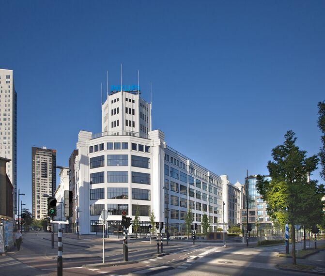 SlimLine 38 Windows - Apartmentcomplex Philips Light Tower located in Eindhoven, The Netherlands