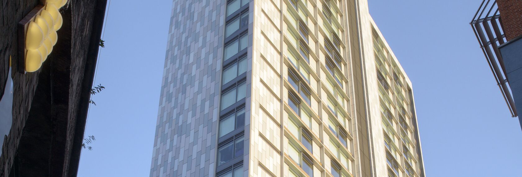 ConceptWall 50 Façades, ConceptSystem 68 Windows, Vision 50 Doors and ConceptWall 60 Façades - Student Accomodation located in Manchester, United Kingdom