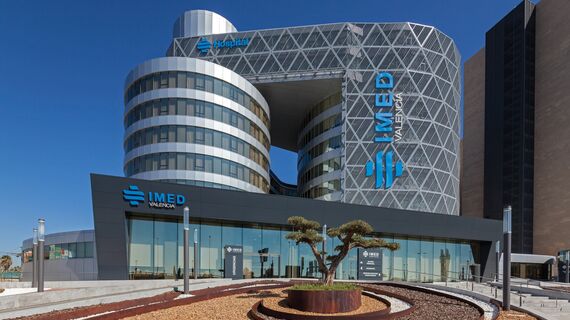 ConceptWall 50 Façades and CW 50-SC Façades - IMED Hospital located in Valencia, Spain