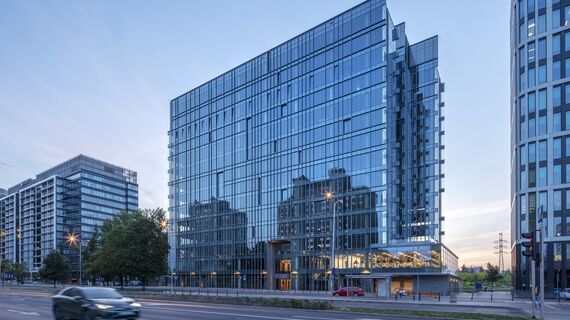 CW 50-HI Façades - Office building Equator IV located in Warsaw, Poland