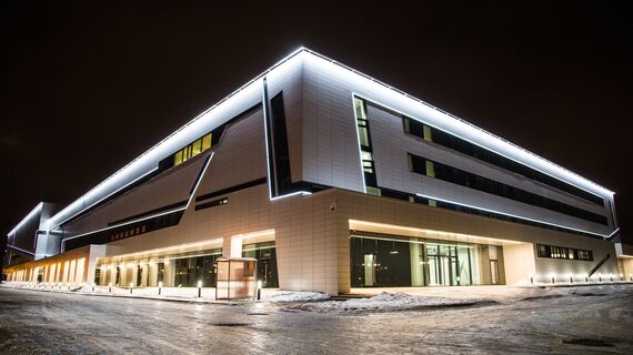 ConceptSystem 77 Doors and CW 50-SC Façades - Ice Station Ice Arena SKA located in Moscow, Russia